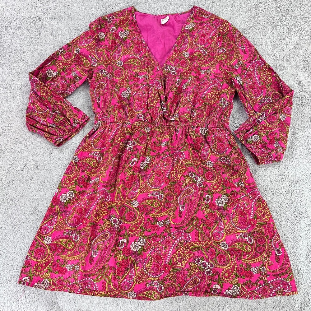Pink Chicken Happy Dress‎ Pink Paisley Multi